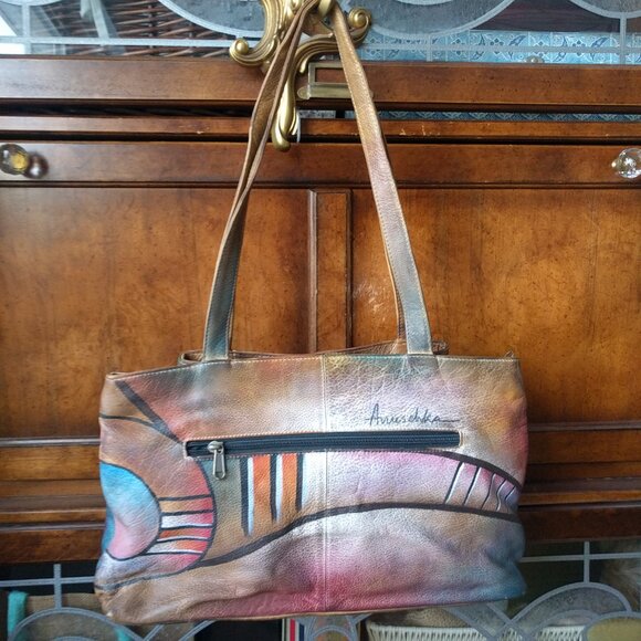 Gorgeous ANUSCHKA Leather Shoulder Bag - Picture 4 of 15